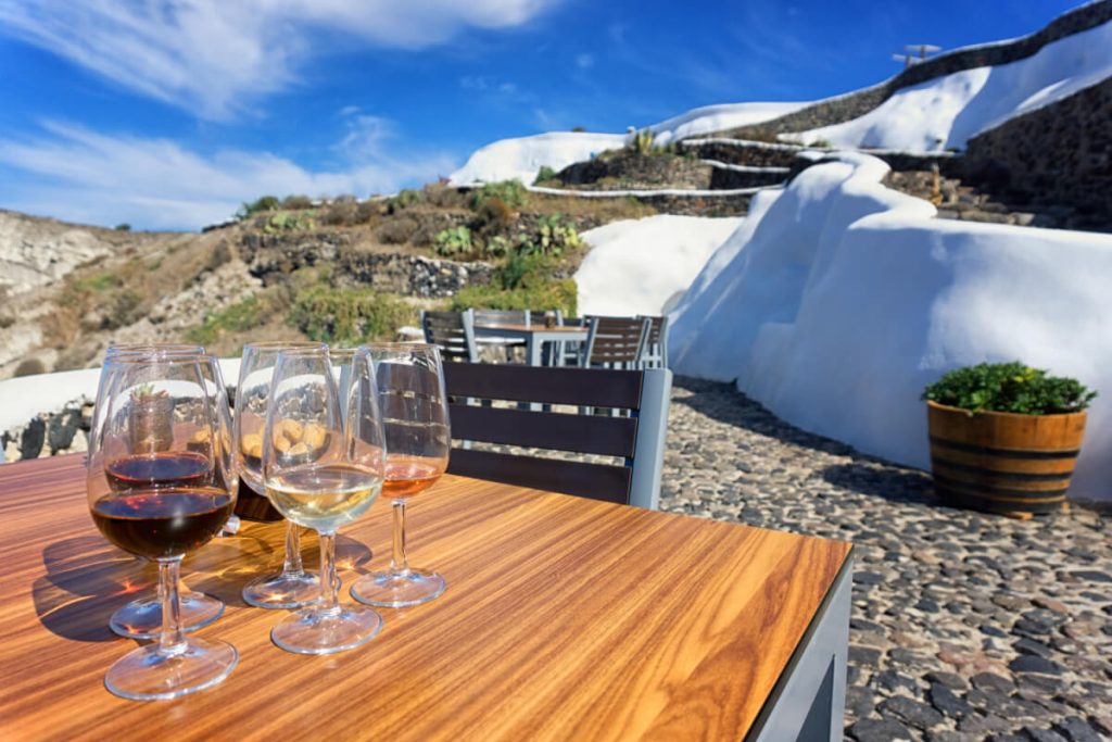 best santoriny wineries-argyros estate-santorini Bus Travel